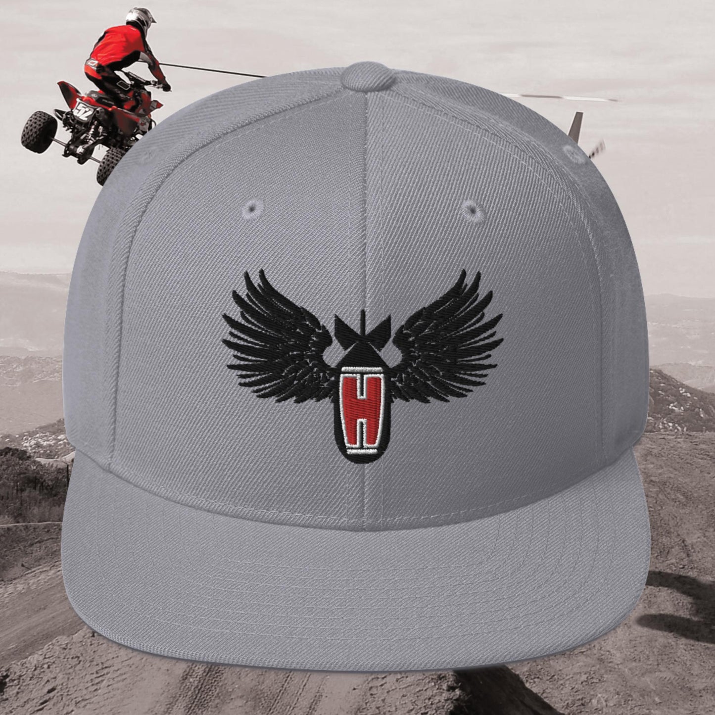 H-Bomb Wings Snapback Hat