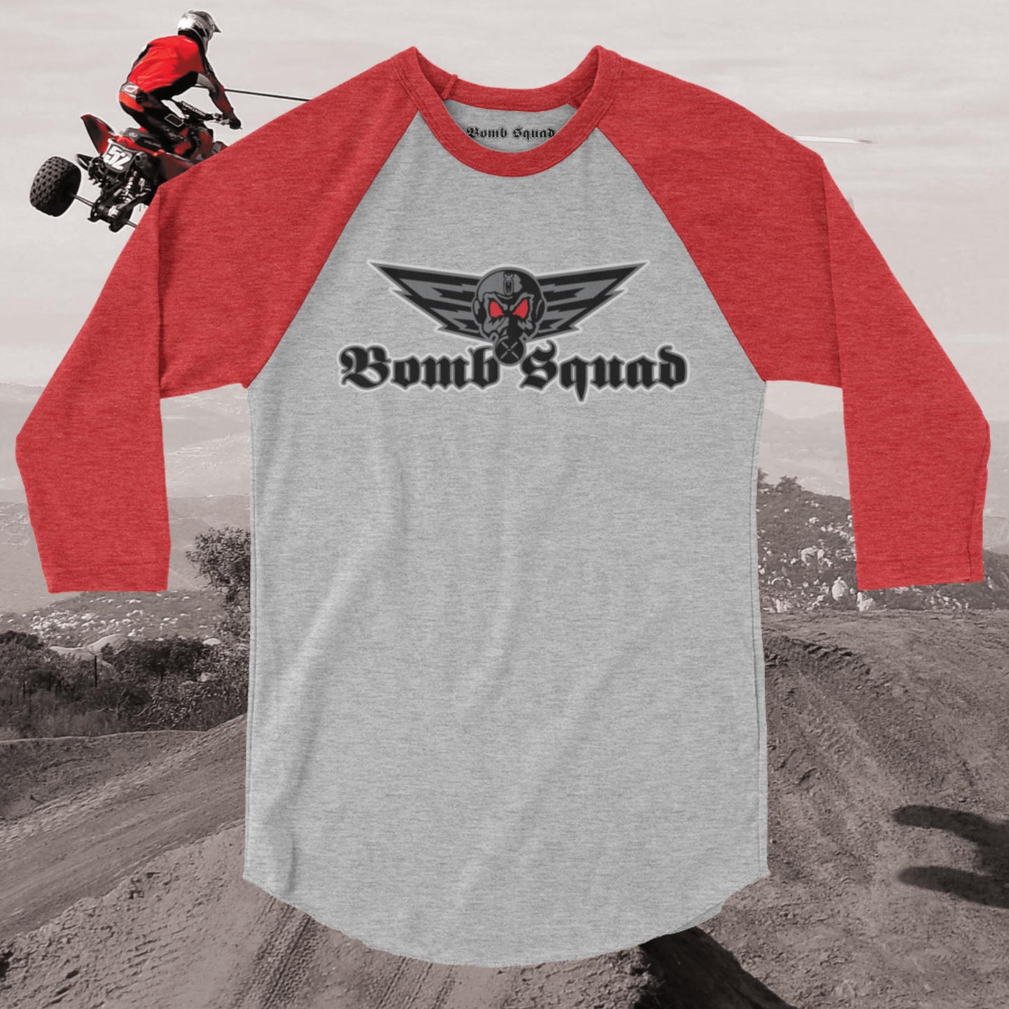 Bomb Squad Wings Raglan T-Shirt