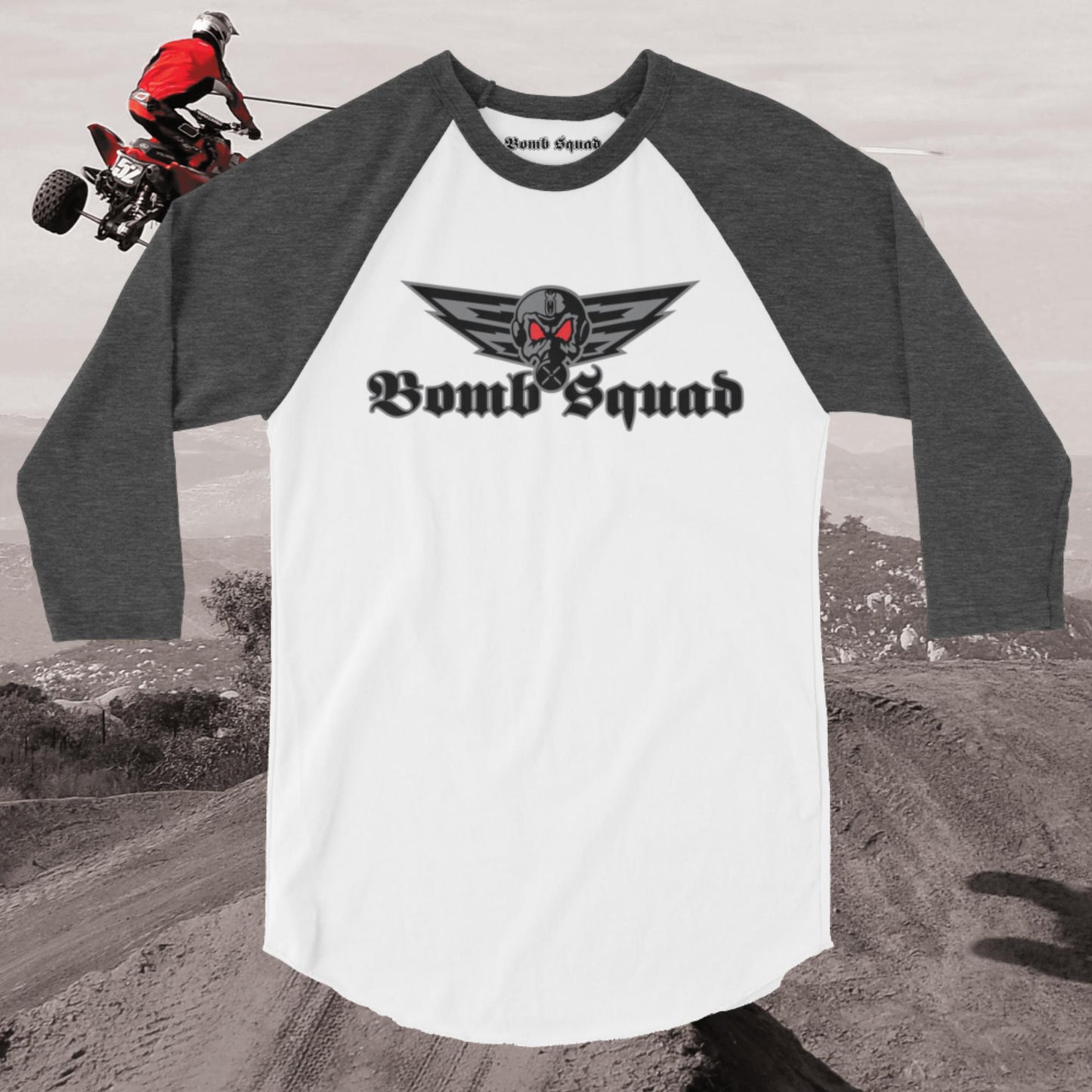 Bomb Squad Wings Raglan T-Shirt