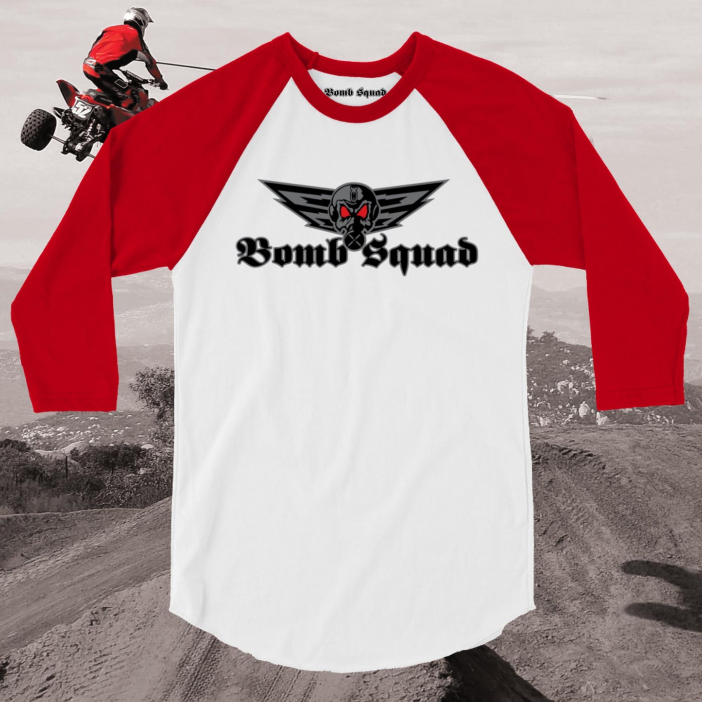 Bomb Squad Wings Raglan T-Shirt