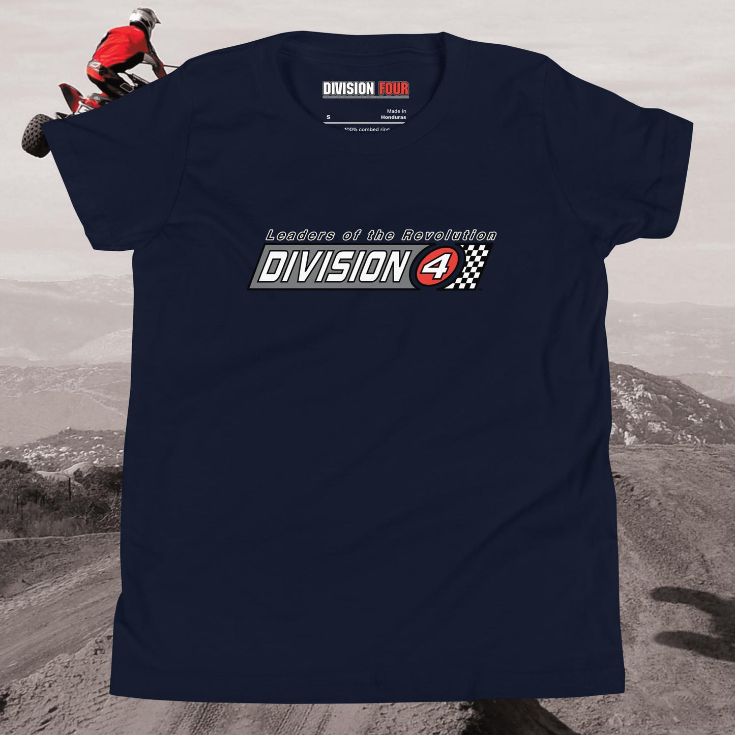 Checkered Division 4 Youth T-Shirt