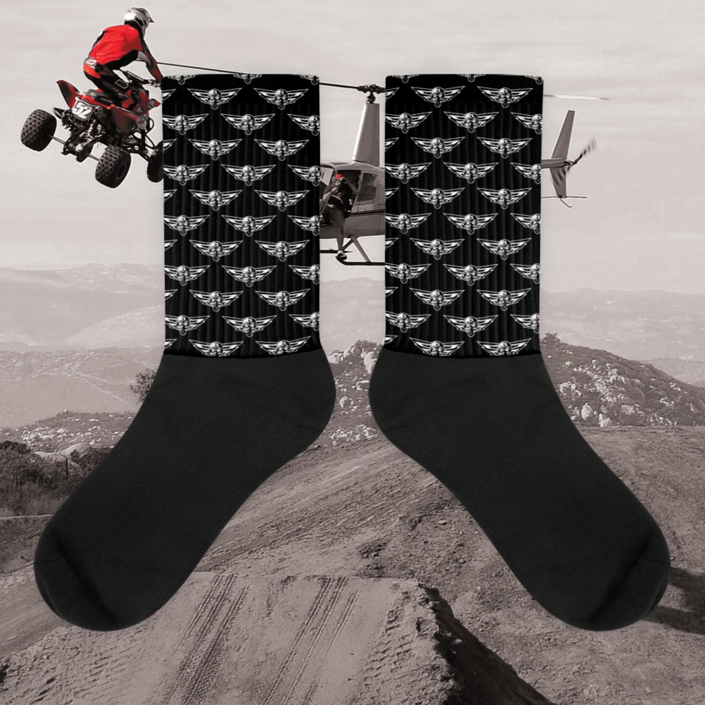 Bomb Squad Wings Socks