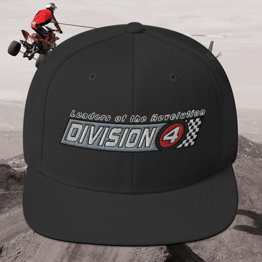 Checkered Division 4 Snapback Hat