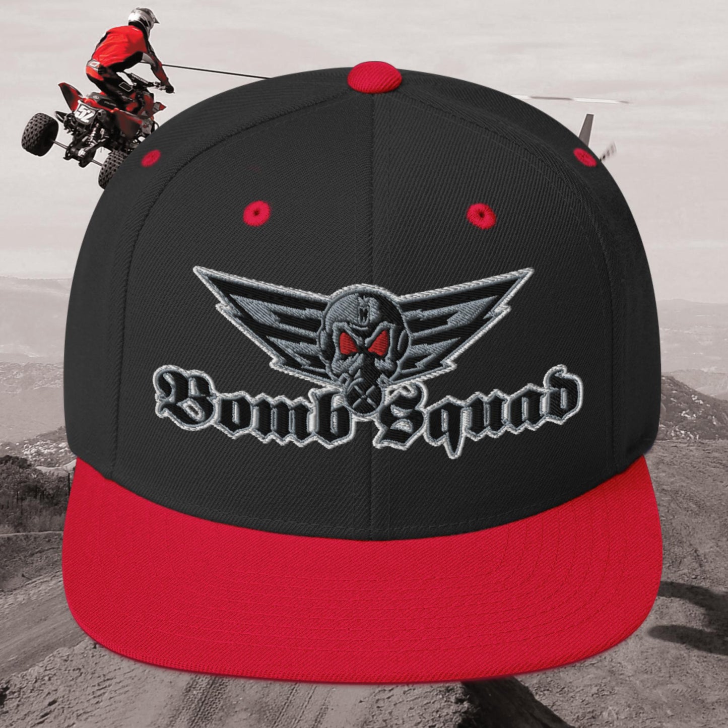 Bomb Squad Wings Snapback Hat