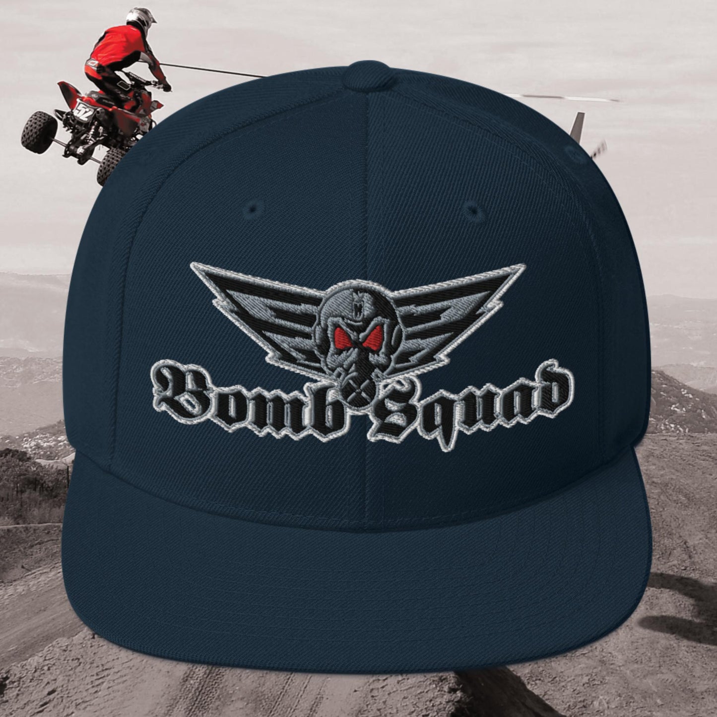 Bomb Squad Wings Snapback Hat