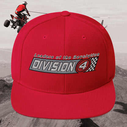 Checkered Division 4 Snapback Hat