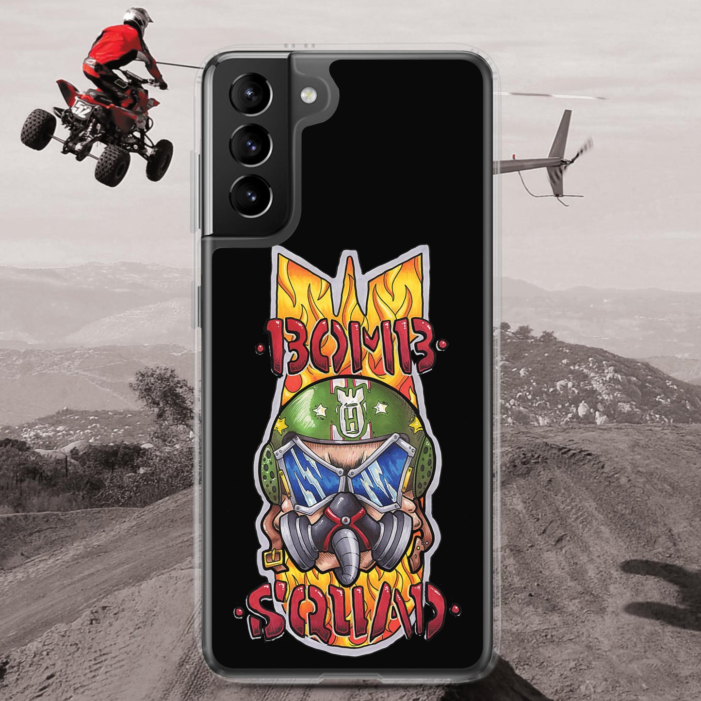 Bomb Squad Pilot Clear Case for Samsung®