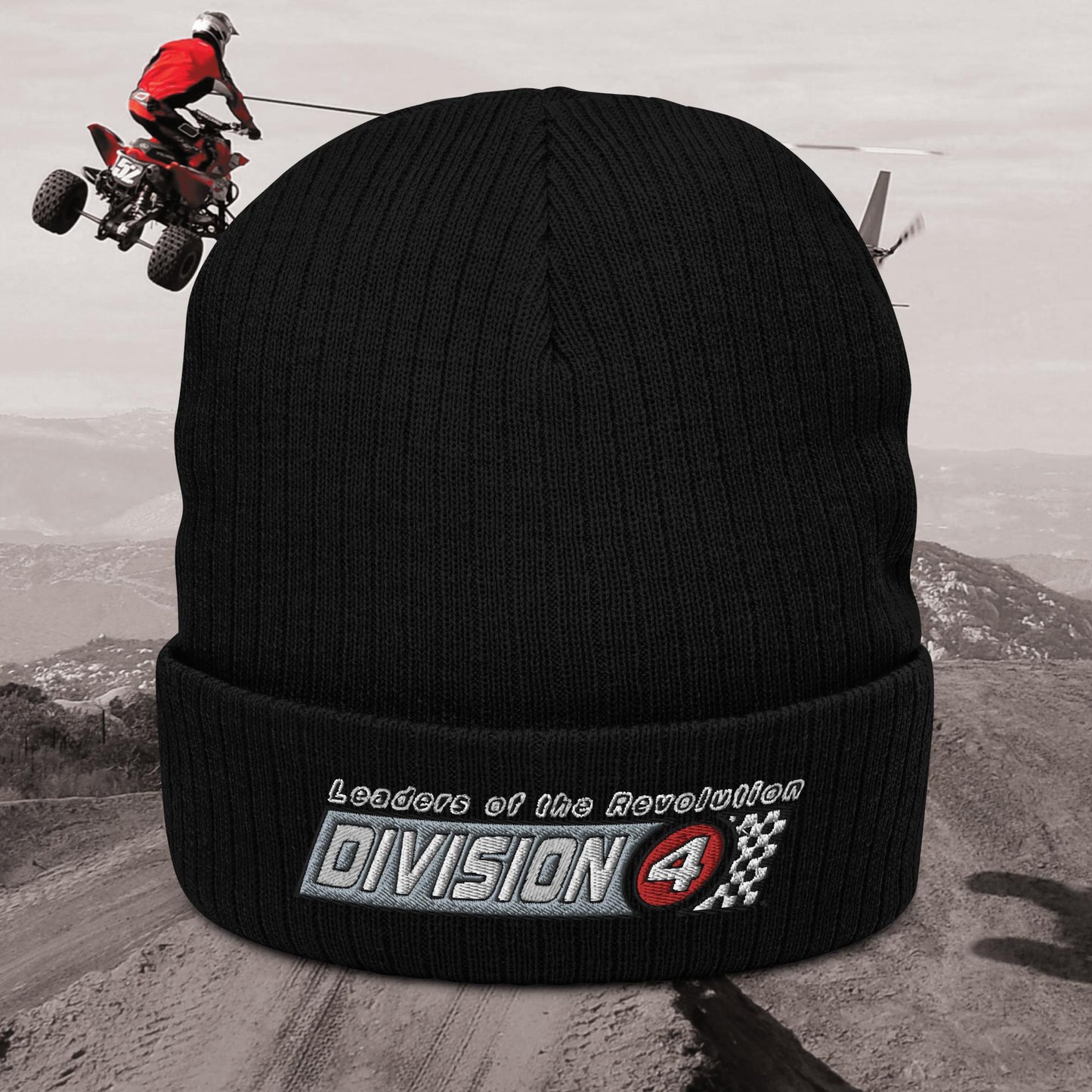 Checkered Division 4 Beanie