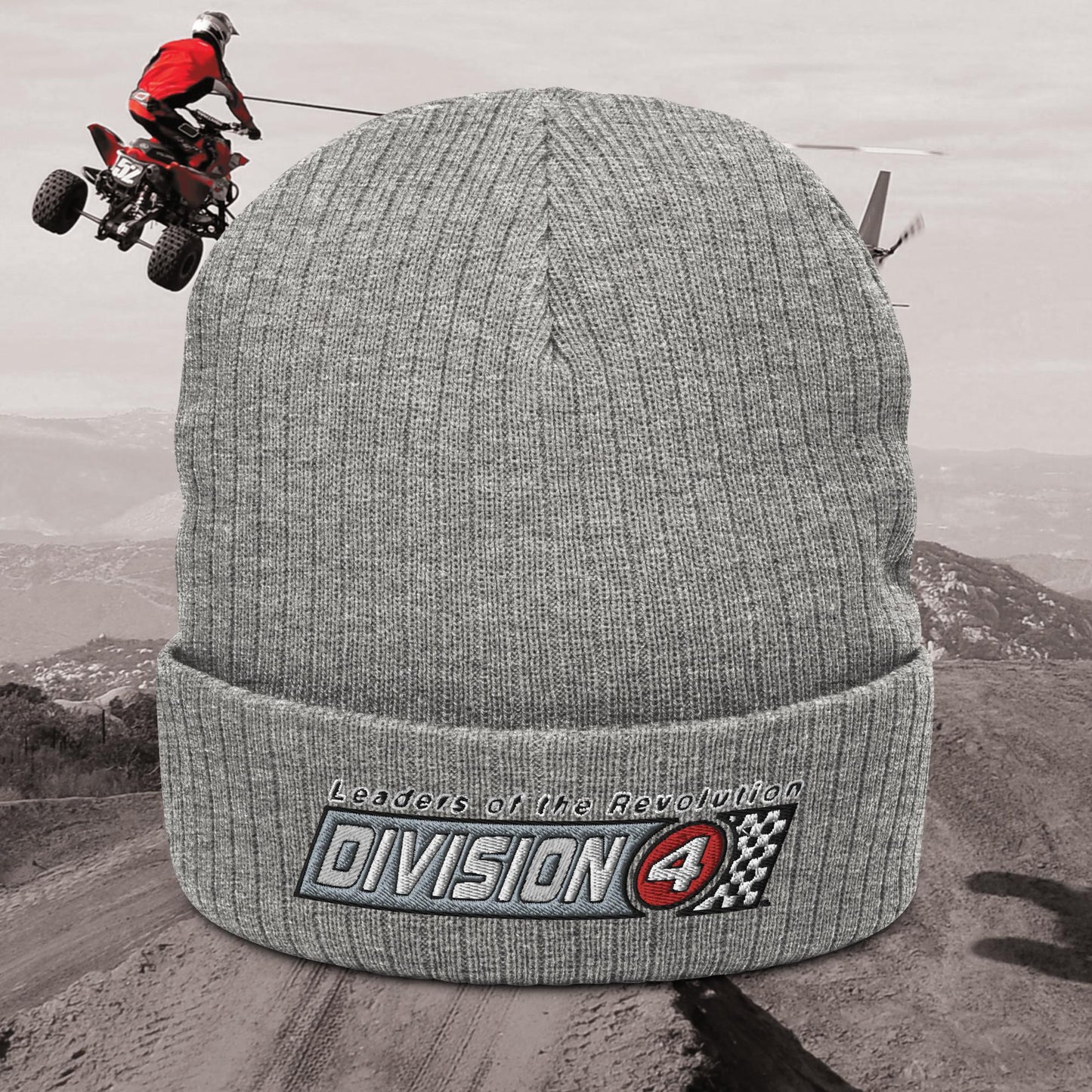 Checkered Division 4 Beanie