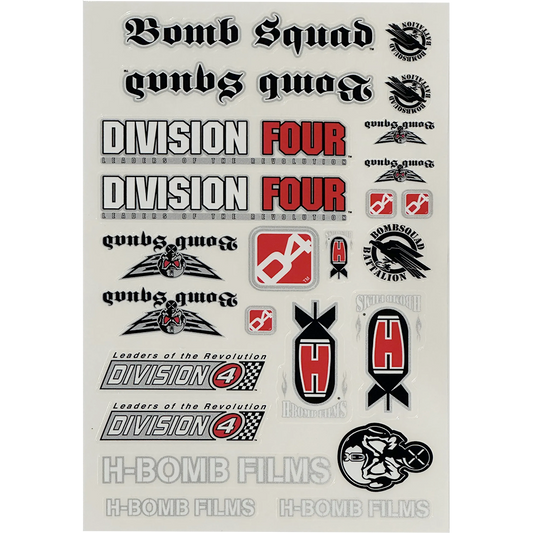 Bomb Squad Sticker Sheet