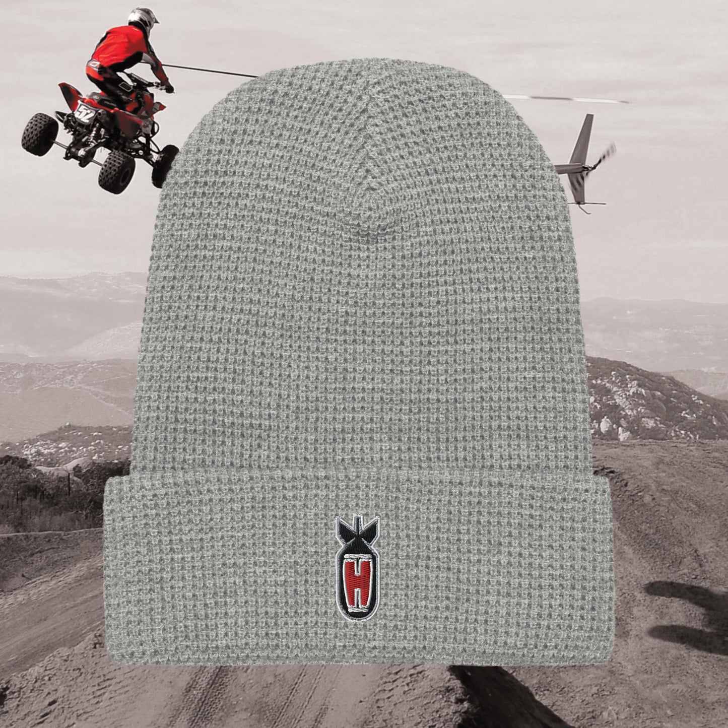 Stamp H-Bomb Waffle beanie